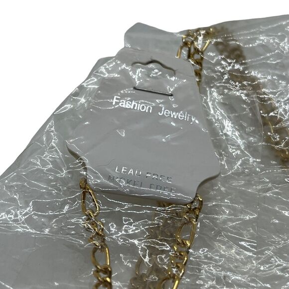 Dollar Sign Necklace Gangster Chain Gold Rapper Bling Bling 30" Costume Jewelry - Picture 4 of 8